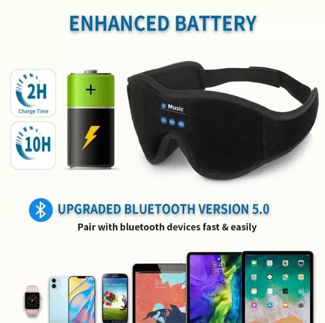3D Eye Mask Bluetooth