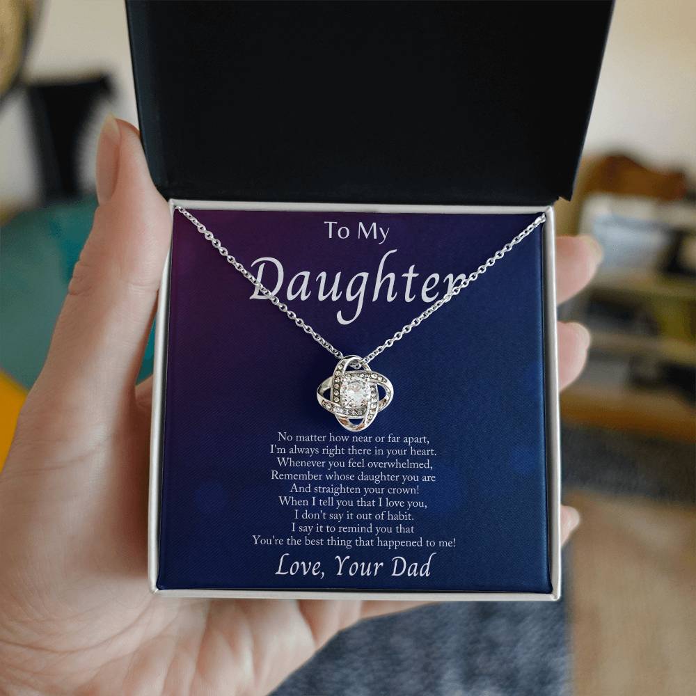 Im Always With You - Love Knot Necklace