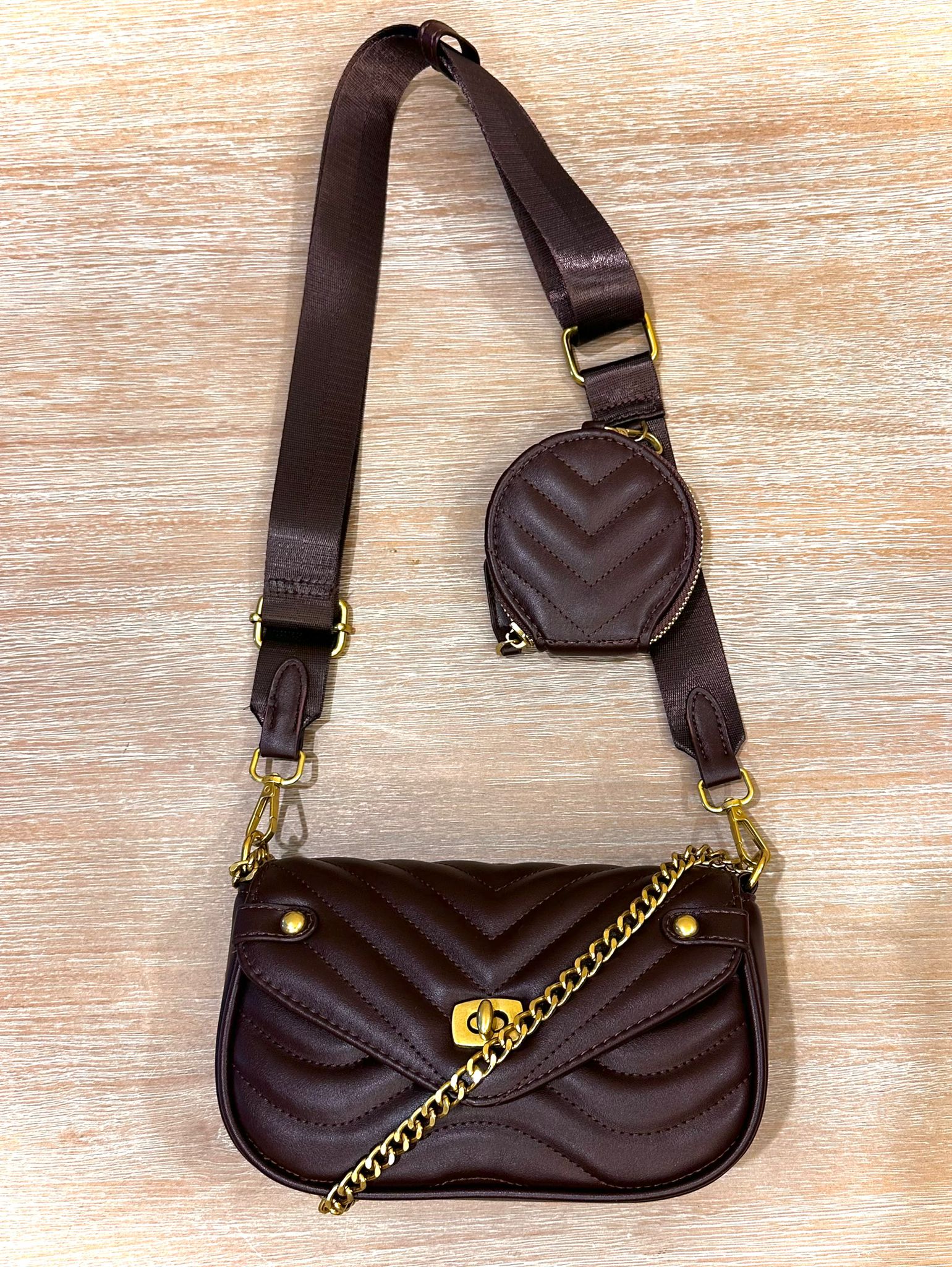 Trend Set Quilted Crossbody Bag