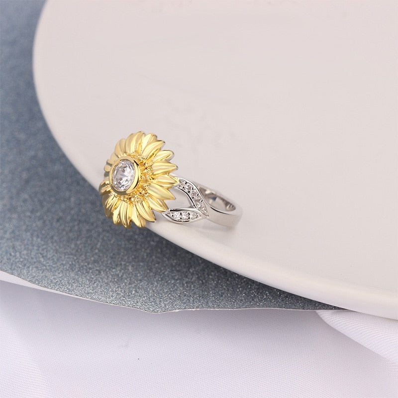 Fashionable Sunflower Ring