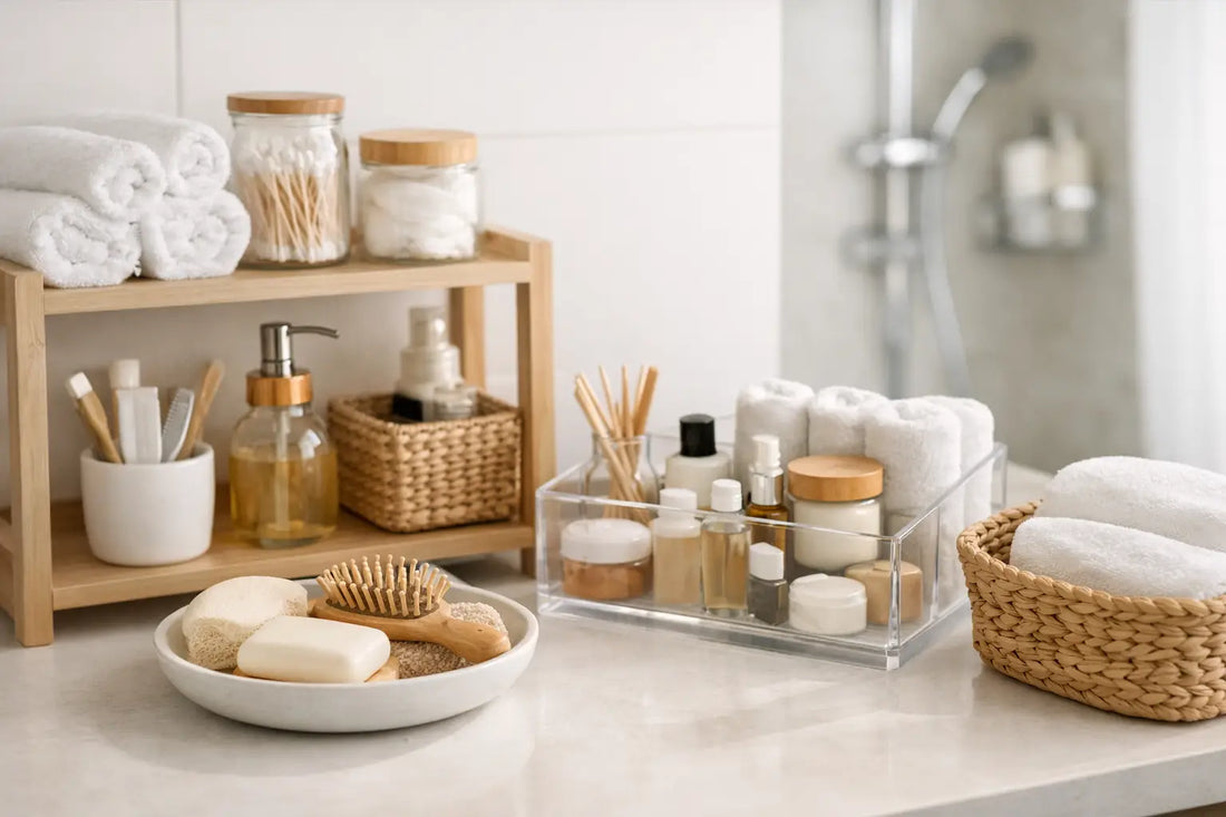 How to Organise Small Bathroom Essentials