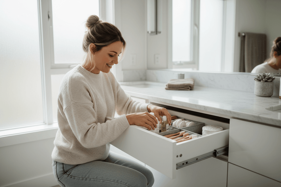 How to Organise Small Bathroom Essentials