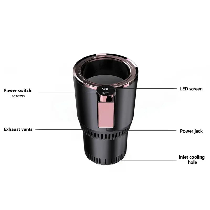 2-in-1 Car Cup Warmer &amp; Cooler, 12V