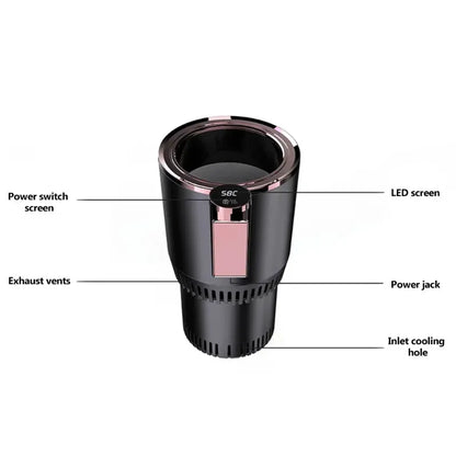 2-in-1 Car Cup Warmer &amp; Cooler, 12V