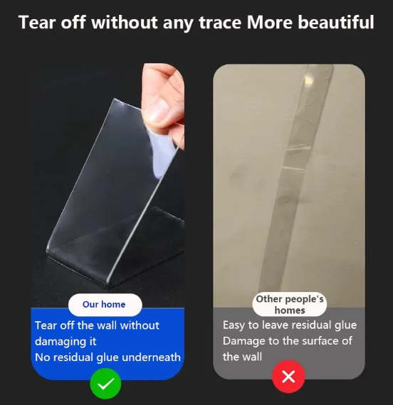 Nano Double-Sided Reusable Transparent Waterproof Tape