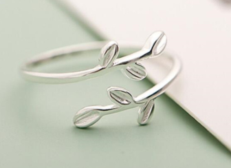 Leaf Ring Style Adjustable Ring