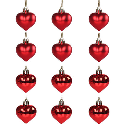 Heart-Shaped Christmas Tree Hanging Decoration Ornament