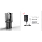 Household adapter with input and output specifications on a white background