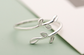 Anillo Ajustable Estilo Hoja
