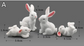 Mini figuras de animales de resina – Decoración de micro paisajes DIY