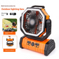 Banco de energía portátil para el hogar, luz LED, ventilador de camping