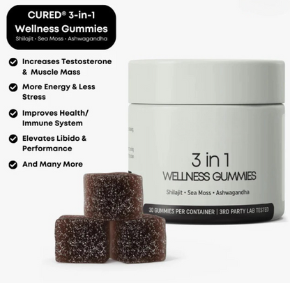 3-in-1 Gummies for Men