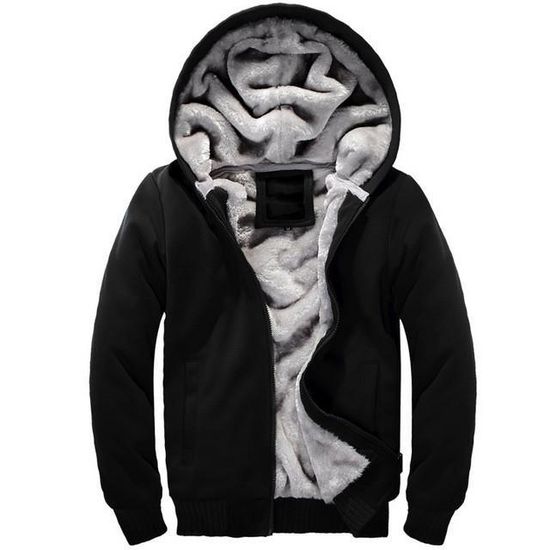 Chaqueta de béisbol de felpa con capucha