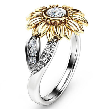 Fashionable Sunflower Ring