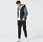 Chaqueta de béisbol de felpa con capucha