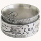 Anillo vintage "Soy suficiente" para parejas