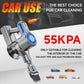 Cordless Vacuum Cleaner with LED Light & Removable Battery designed for car use and effective cleaning with strong suction 55KPA.