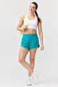 Pantalones cortos de running de mujer Sheva de talle alto