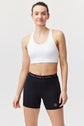 Pantalones cortos de running de mujer Sheva de talle alto