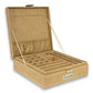 Jewelry Box with removable tray and storage compartments, ideal for organizing and protecting jewelry pieces.