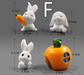 Mini figuras de animales de resina – Decoración de micro paisajes DIY