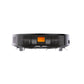 Robotic vacuum cleaner on a white background