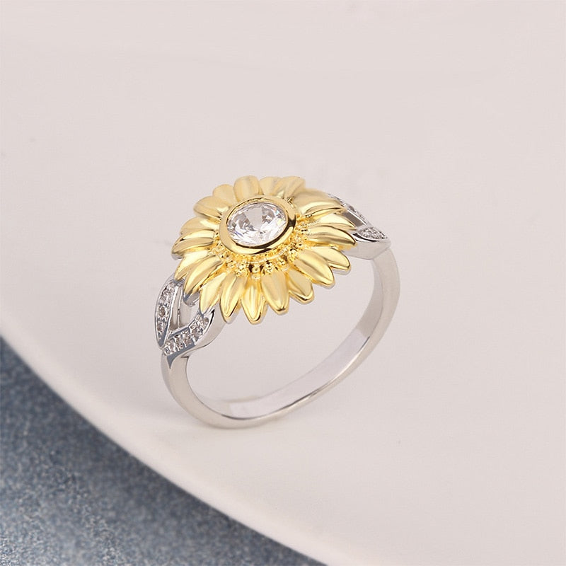 Fashionable Sunflower Ring