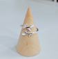 Anillo Ajustable Estilo Hoja