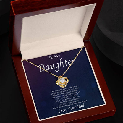 Im Always With You - Love Knot Necklace