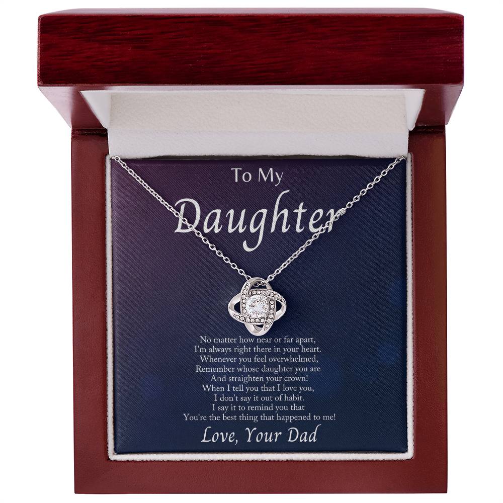 Im Always With You - Love Knot Necklace