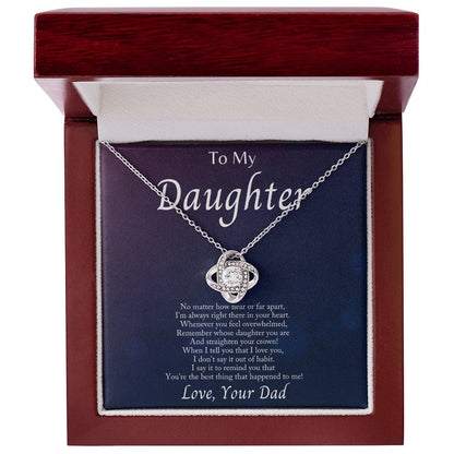Im Always With You - Love Knot Necklace