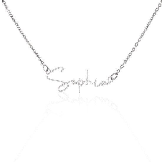 Collar Personalizado Estilo Firma