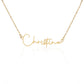 Collar Personalizado Estilo Firma