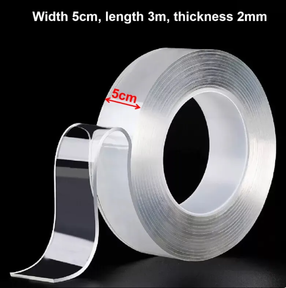 Nano Double-Sided Reusable Transparent Waterproof Tape