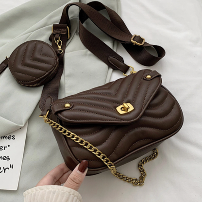 Trend Set Quilted Crossbody Bag