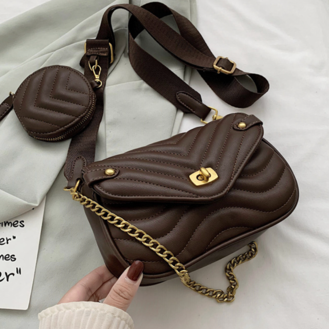Trend Set Quilted Crossbody Bag