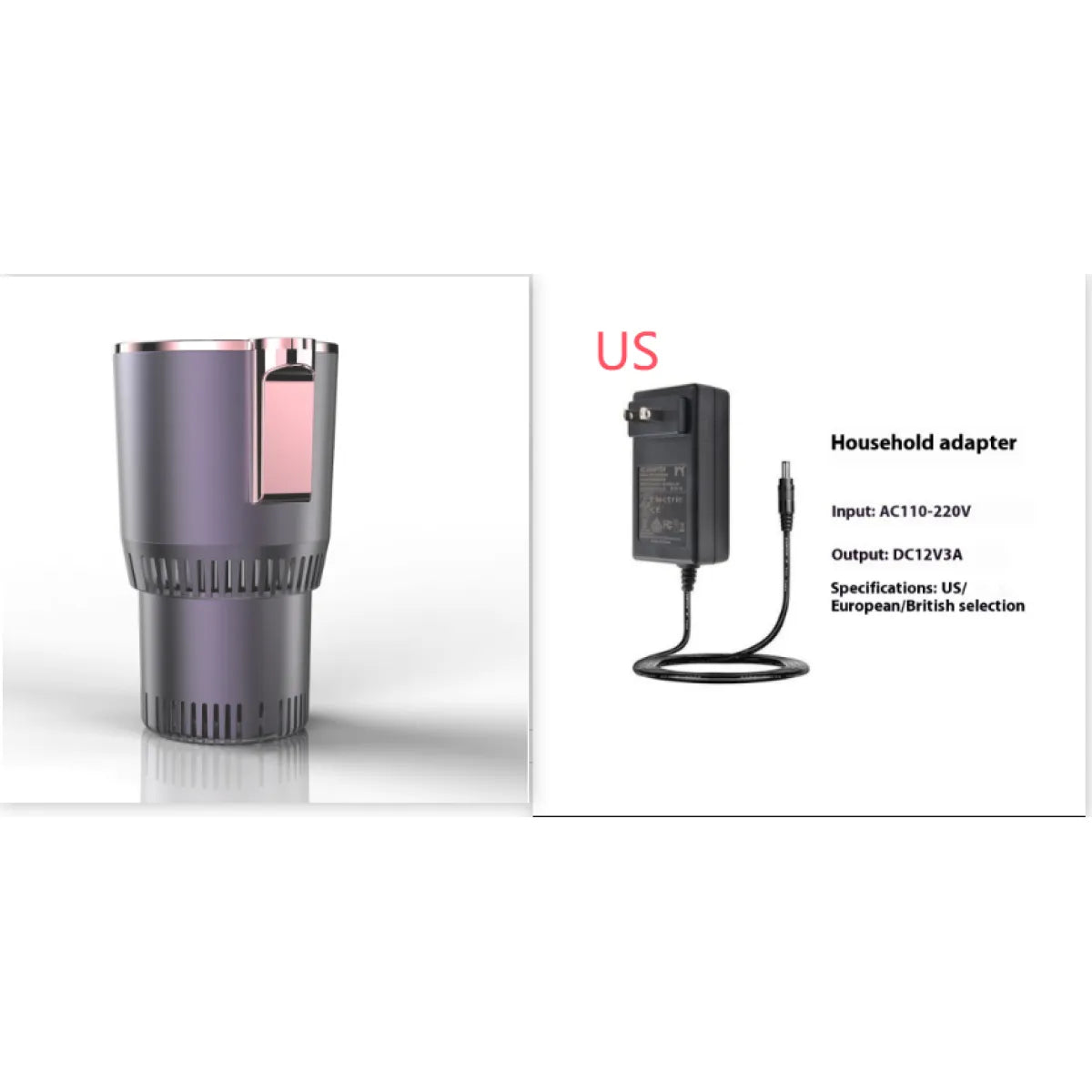2-in-1 Car Cup Warmer &amp; Cooler, 12V