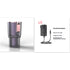 Household adapter with specifications on a white background