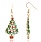 Pendientes Colgantes de Árbol de Navidad para Decoración Festiva