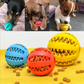 Pelota interactiva de caucho para perros de alimentación lenta