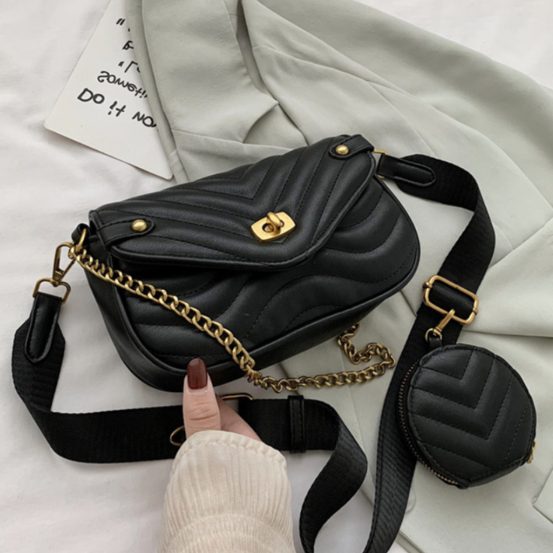 Trend Set Quilted Crossbody Bag