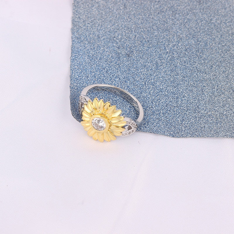 Fashionable Sunflower Ring