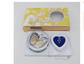Caja de regalo de joyas de perlas con collar de perlas de agua dulce