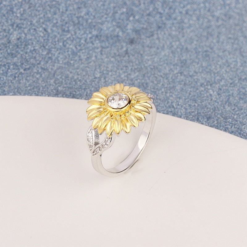 Fashionable Sunflower Ring