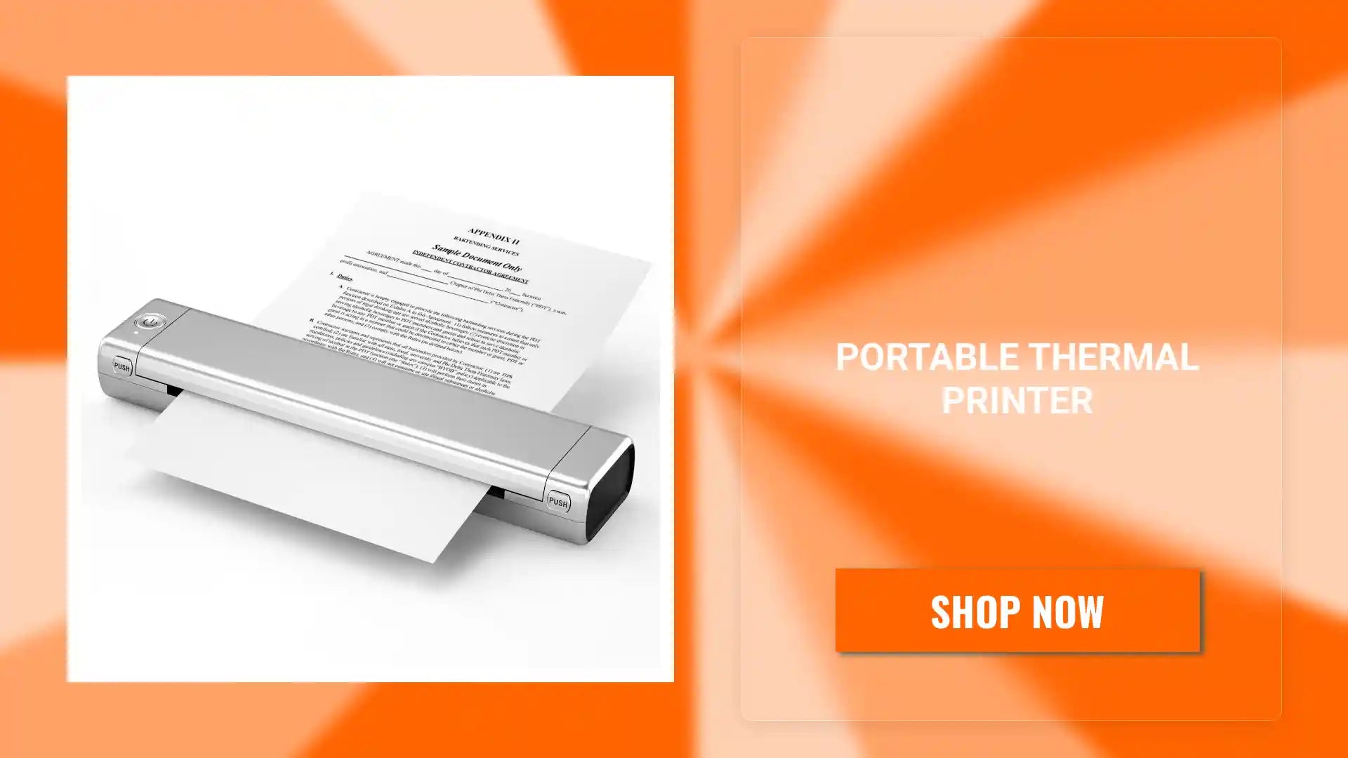 Portable Thermal Printer by@Outfy