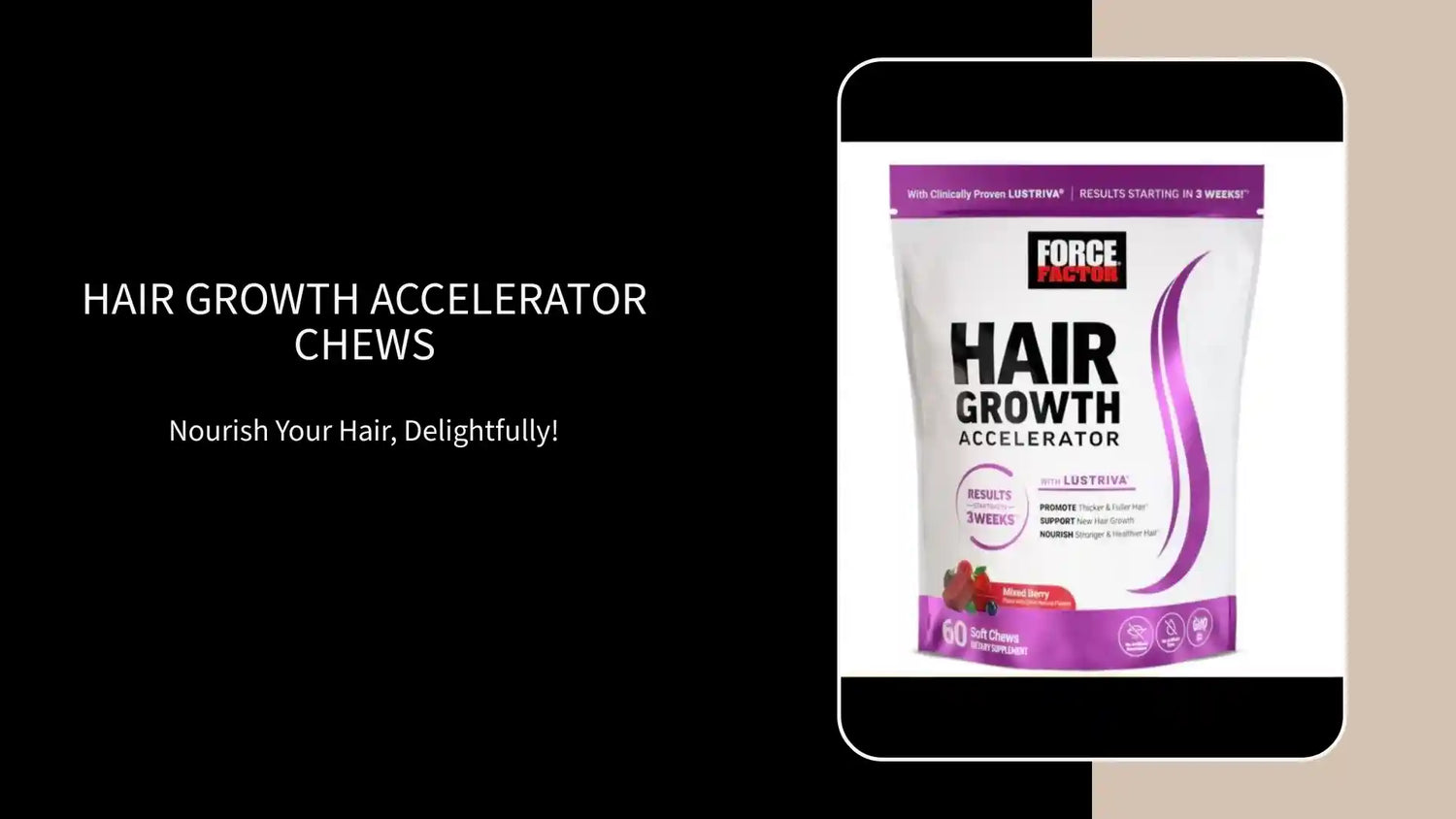 Hair Growth Accelerator Chews by@Outfy