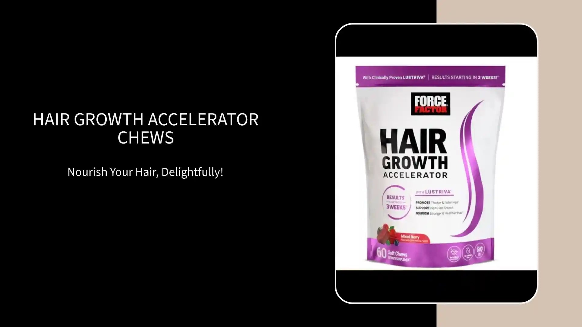 Hair Growth Accelerator Chews by@Outfy
