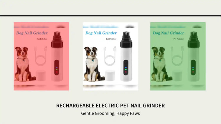 Rechargeable Electric Pet Nail Grinder by@Outfy