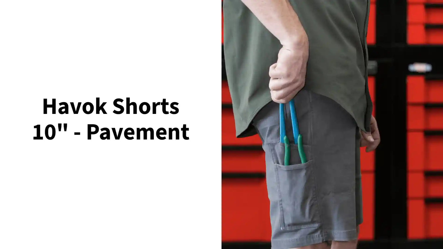 Havok Shorts 10" - Pavement by@Outfy