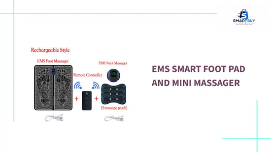 EMS Smart Foot Pad and Mini Massager by@Outfy